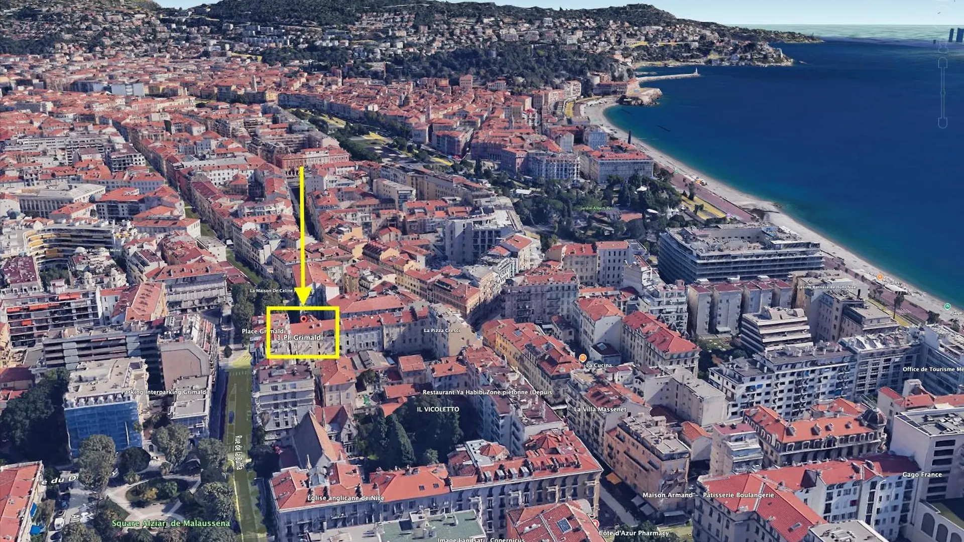 New! Remodeled Appartement In The Heart Of Nice, Beach 3 Min, 2Br, Ac, Elevator, Amazing Little Terrace, Best Location! Apartment Nice